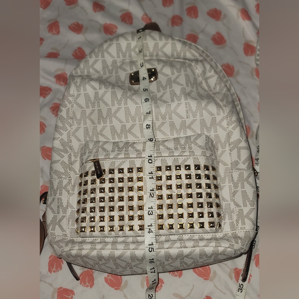 Michael Kors White Backpack